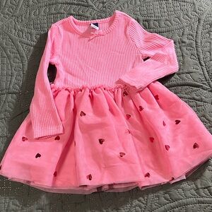 Old Navy Pink Dress with Heart Details